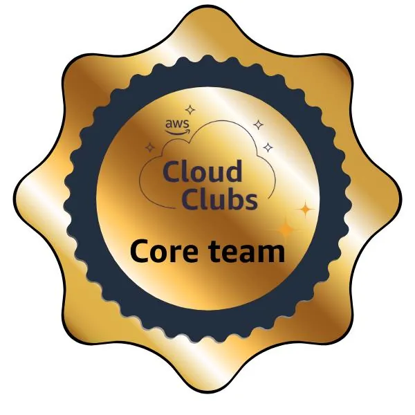 AWS Cloud Clubs Core Team badge