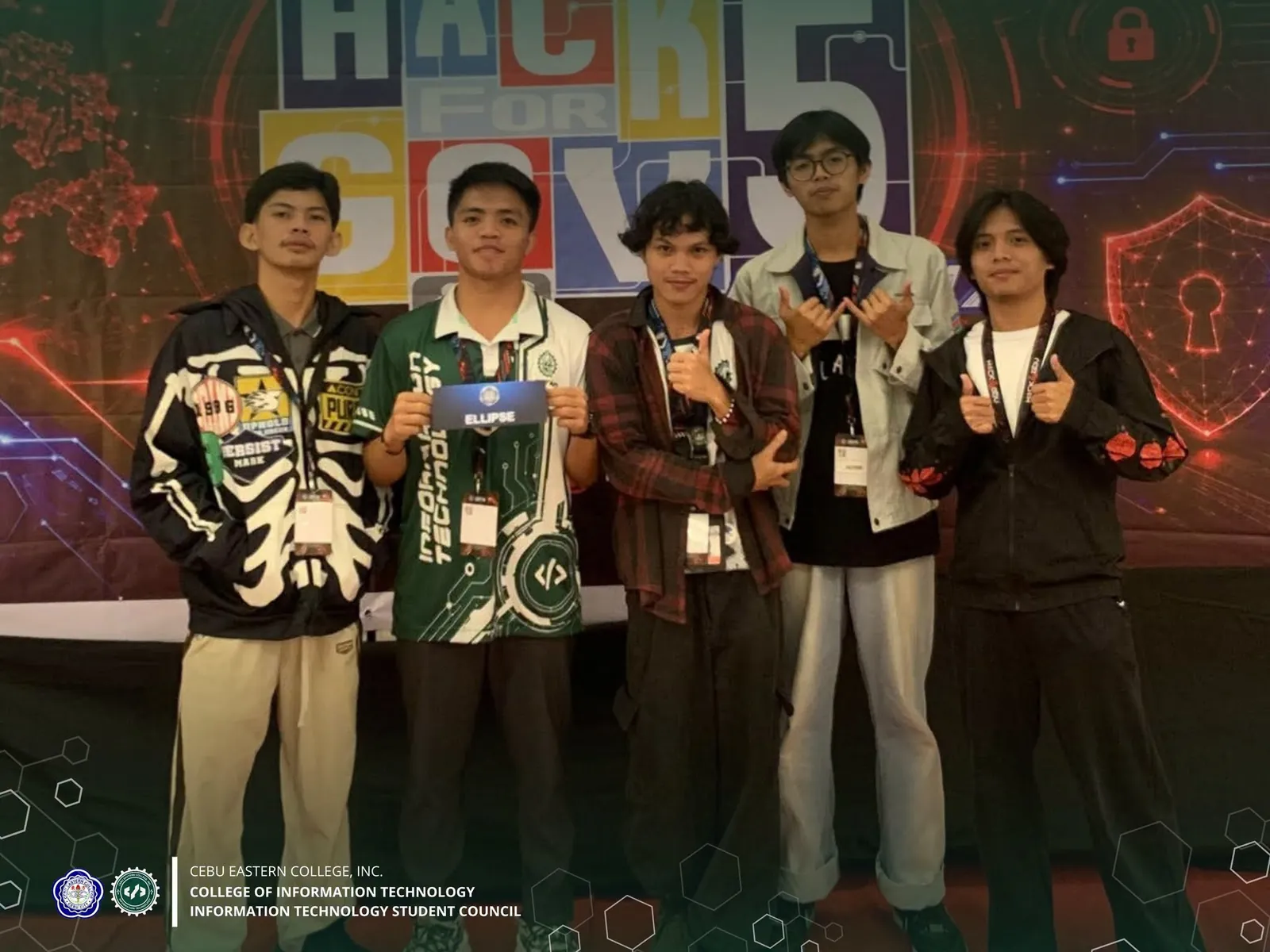 Our school team at HackForGov 5