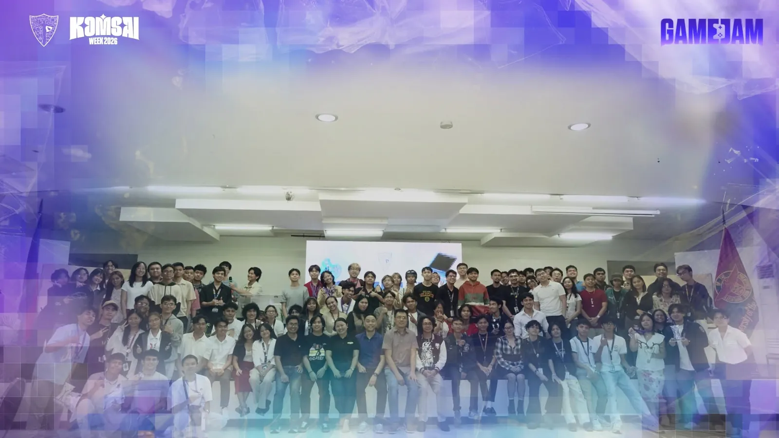Group photo of the UPCSG Game Jam 2025 participants
