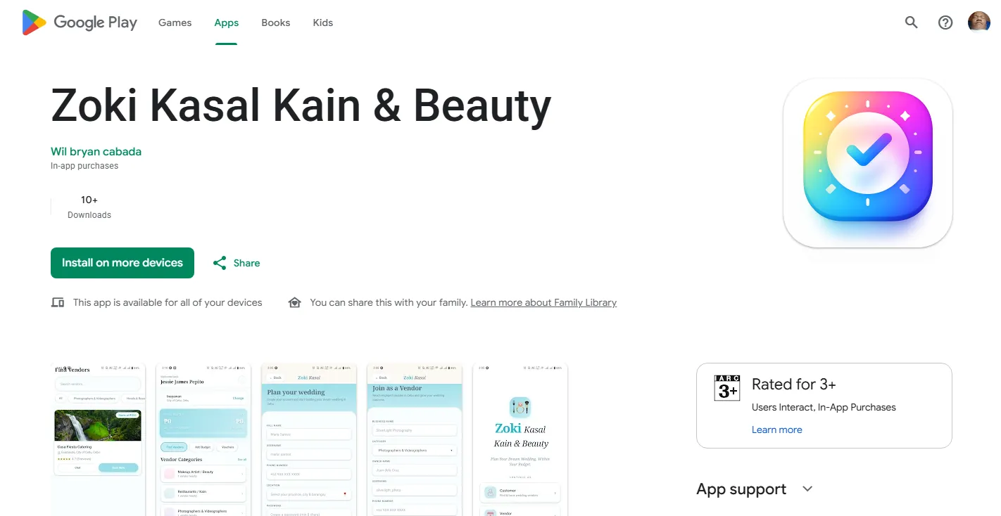 Zoki Kasal Kain & Beauty on the Google Play Store